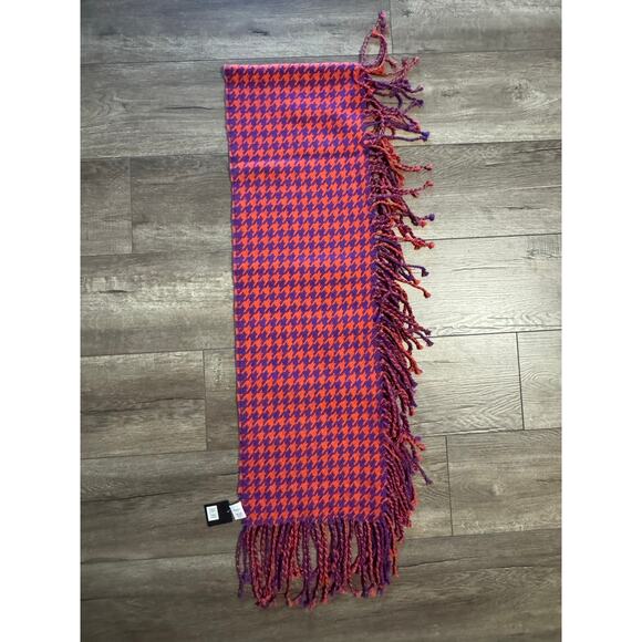Nordstrom Halogen Purple Rust Knit Scarf NWT - Picture 2 of 4